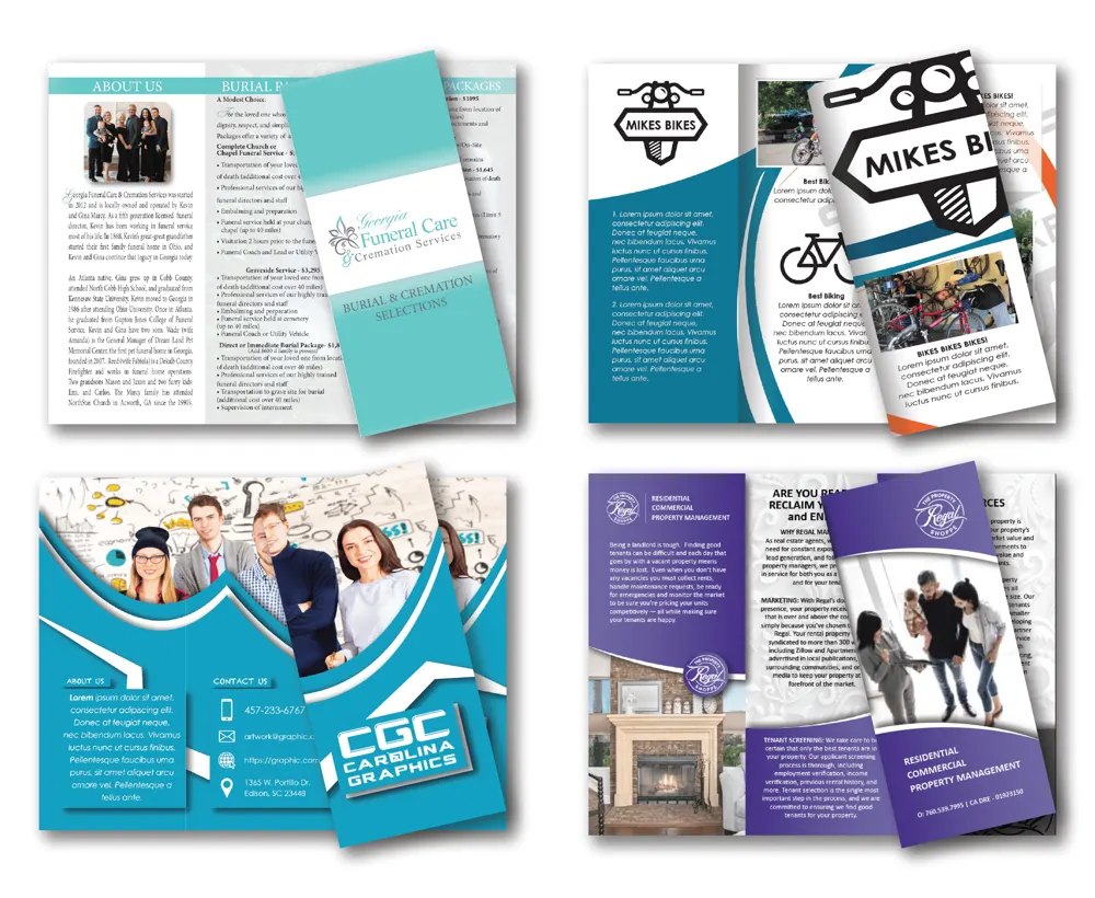 Trifold brochure designs